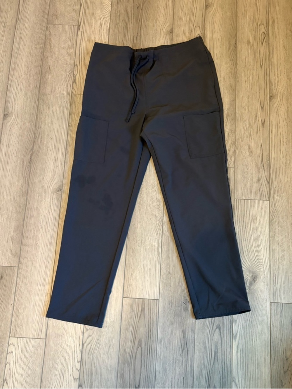 Unisex Scrubstar Pewter Grey Drawstring Cargo Scrub Pants - FEW LOOSE STITCHES